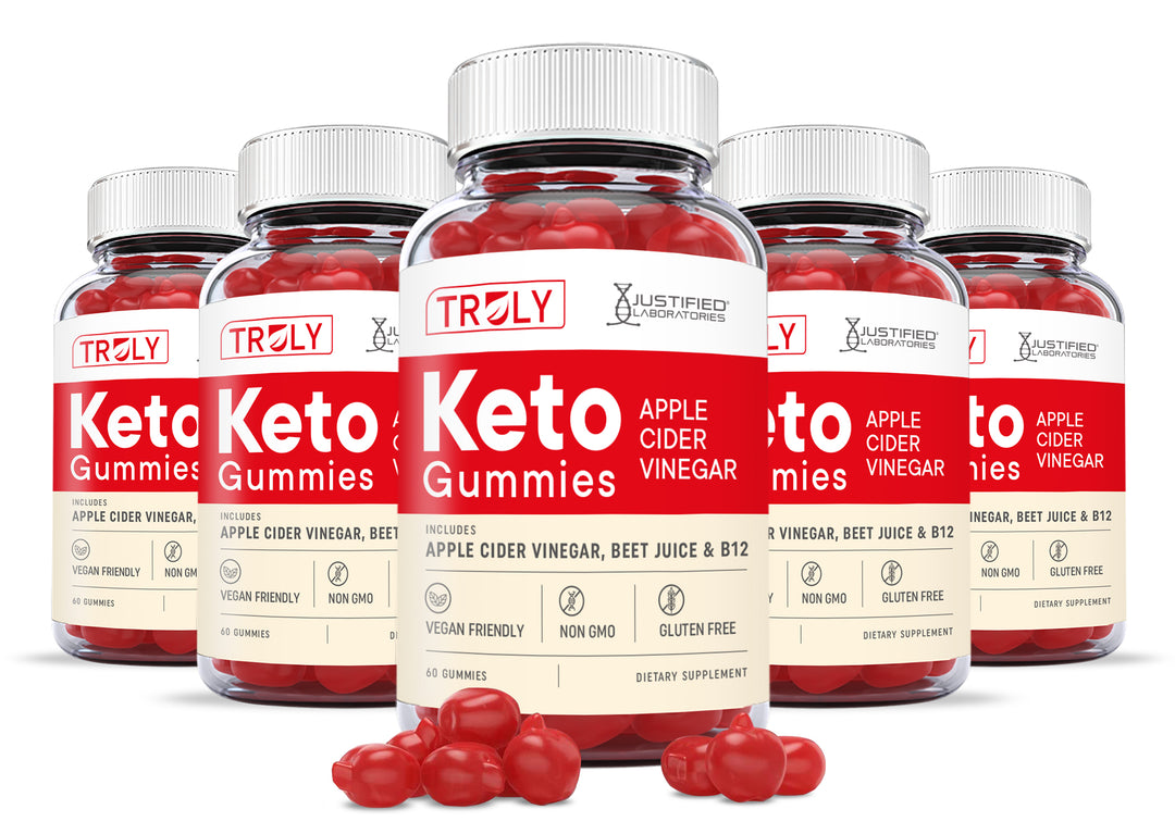 5 bottles of Truly Keto ACV Gummies
