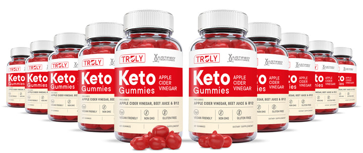 10 bottles of Truly Keto ACV Gummies