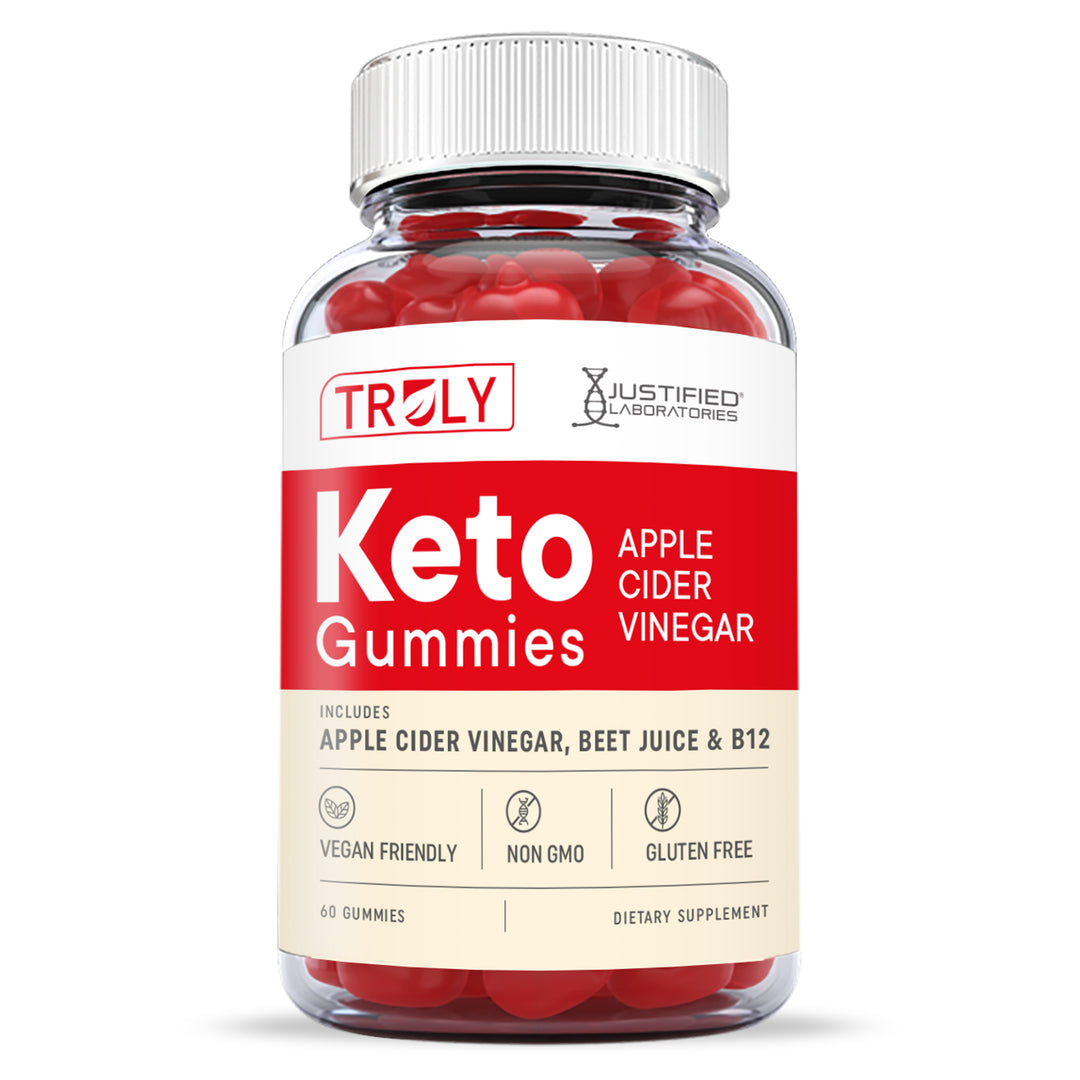 Front facing image of  Truly Keto ACV Gummies