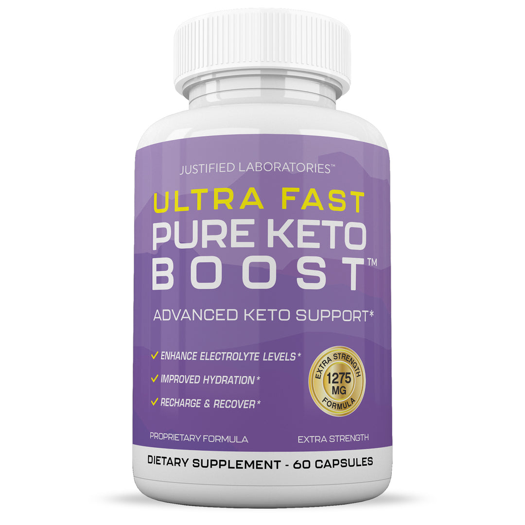 Front of Ultra Fast Pure Keto Boost Keto ACV Pills 1275MG

