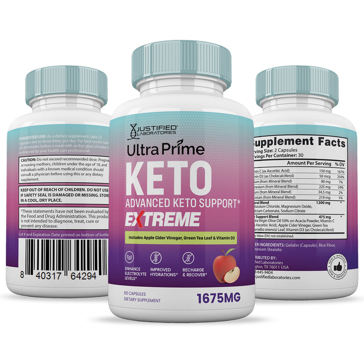 Ultra Prime Keto ACV Extreme Pills 1675MG