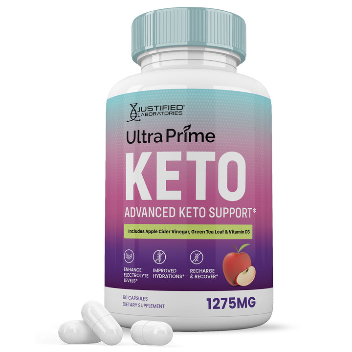 1 Bottle Ultra Prime Keto ACV Pills 1275MG