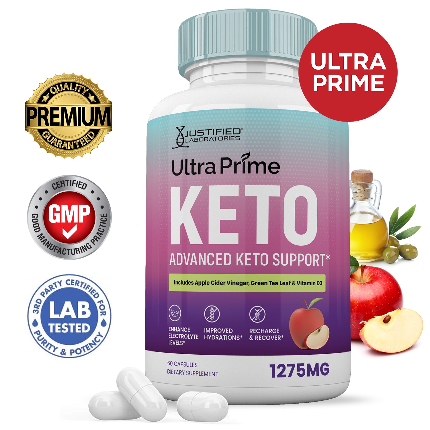 Ultra Prime Keto ACV Pills 1275MG