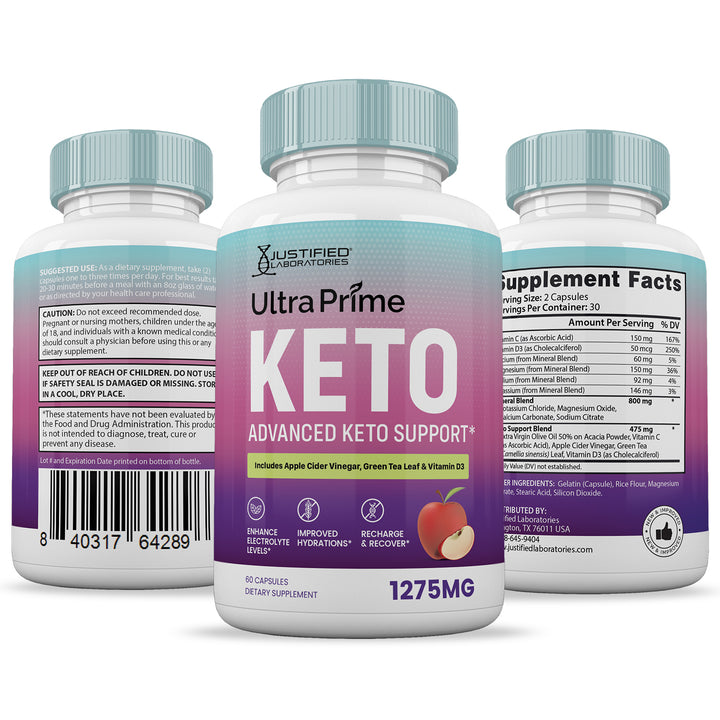Ultra Prime Keto ACV Pills 1275MG