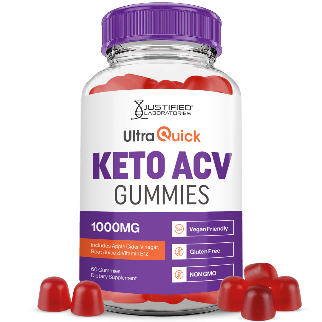 1 Bottle Ultra Quick Keto ACV Gummies 1000MG