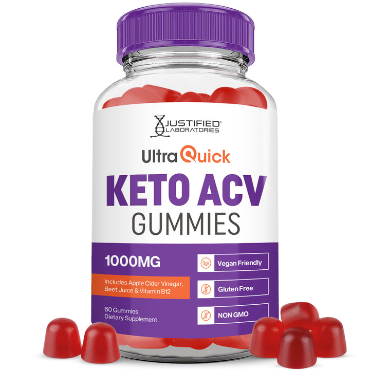1 Bottle Ultra Quick Keto ACV Gummies 1000MG