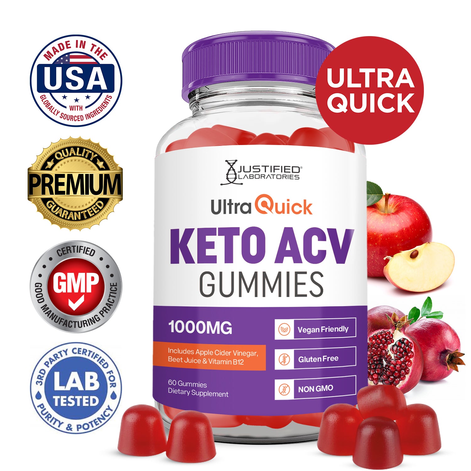 Ultra Quick Keto ACV Gummies 1000MG