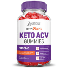 Charger l&#39;image dans la galerie, Front of  Ultra Quick Keto ACV Gummies 1000MG