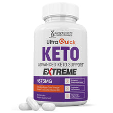 Carica l&#39;immagine nel visualizzatore di Gallery, 1 Bottle of Ultra Quick Keto ACV Extreme Pills 1675MG