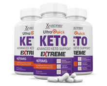 Carica l&#39;immagine nel visualizzatore di Gallery, 3 Bottles of Ultra Quick Keto ACV Extreme Pills 1675MG