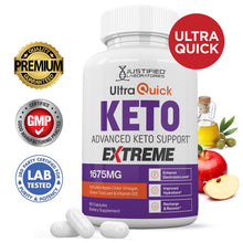 Carica l&#39;immagine nel visualizzatore di Gallery, Ultra Quick Keto ACV Extreme Pills 1675MG