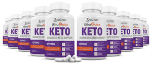 10 Bottles of Ultra Quick Keto ACV Pills 1275MG