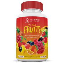 Carica l&#39;immagine nel visualizzatore di Gallery, Front facing image of Vital Fruits Supplement