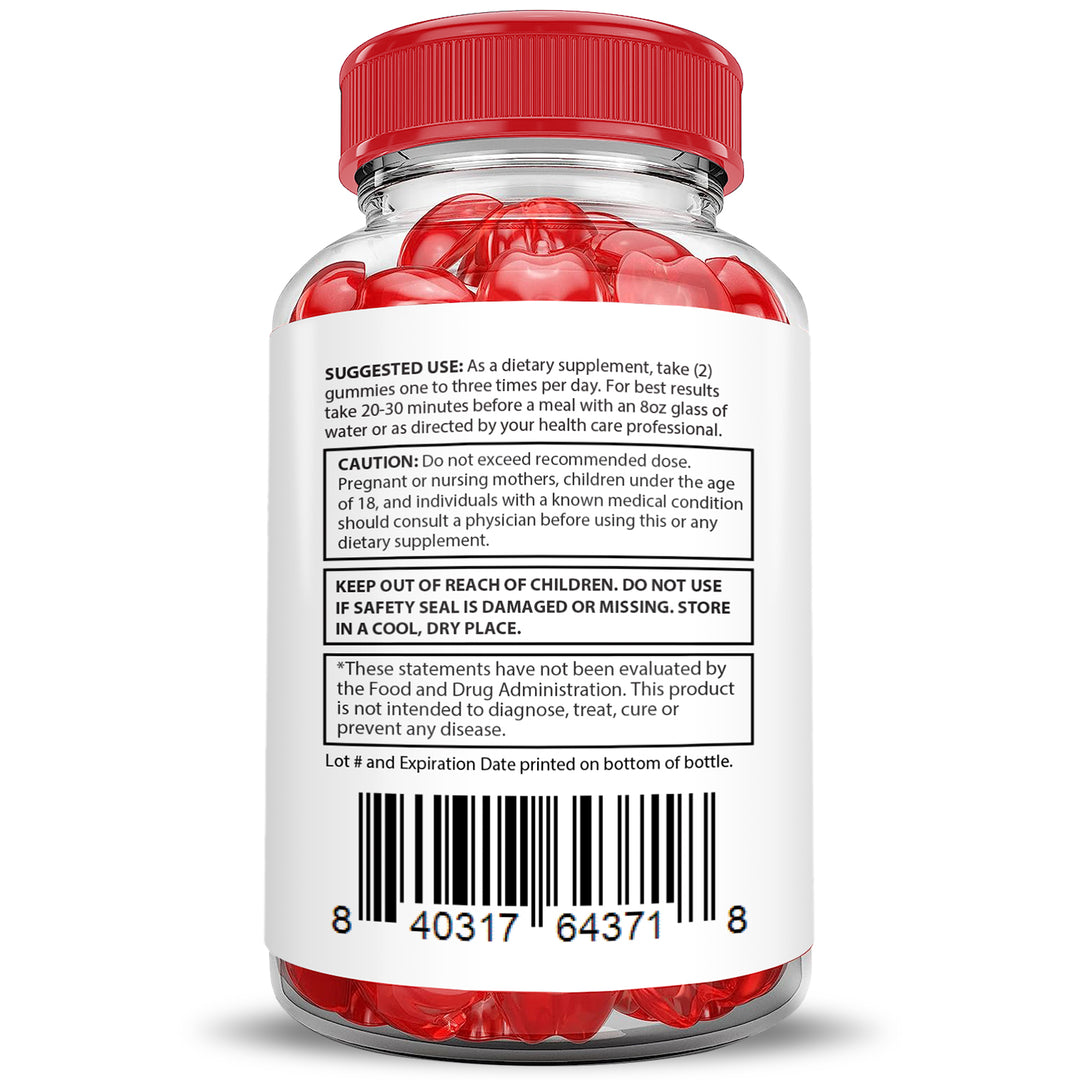 2 x Stronger Vital Grow XL Extreme Performance Gummies 2000MG Suggested Use