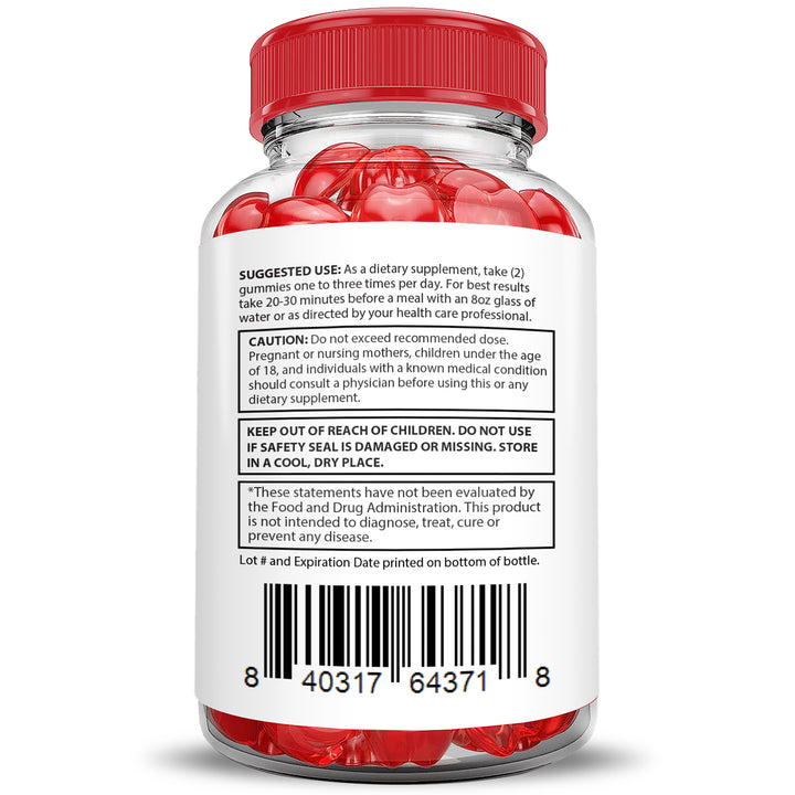 2 x Stronger Vital Grow XL Extreme Performance Gummies 2000MG Suggested Use