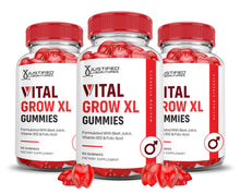 Laden Sie das Bild in den Galerie-Viewer, Vital Grow XL Performance Gummies 1000MG 3 Bottles