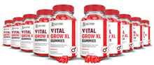 Laden Sie das Bild in den Galerie-Viewer, Vital Grow XL Performance Gummies 1000MG 10 Bottles