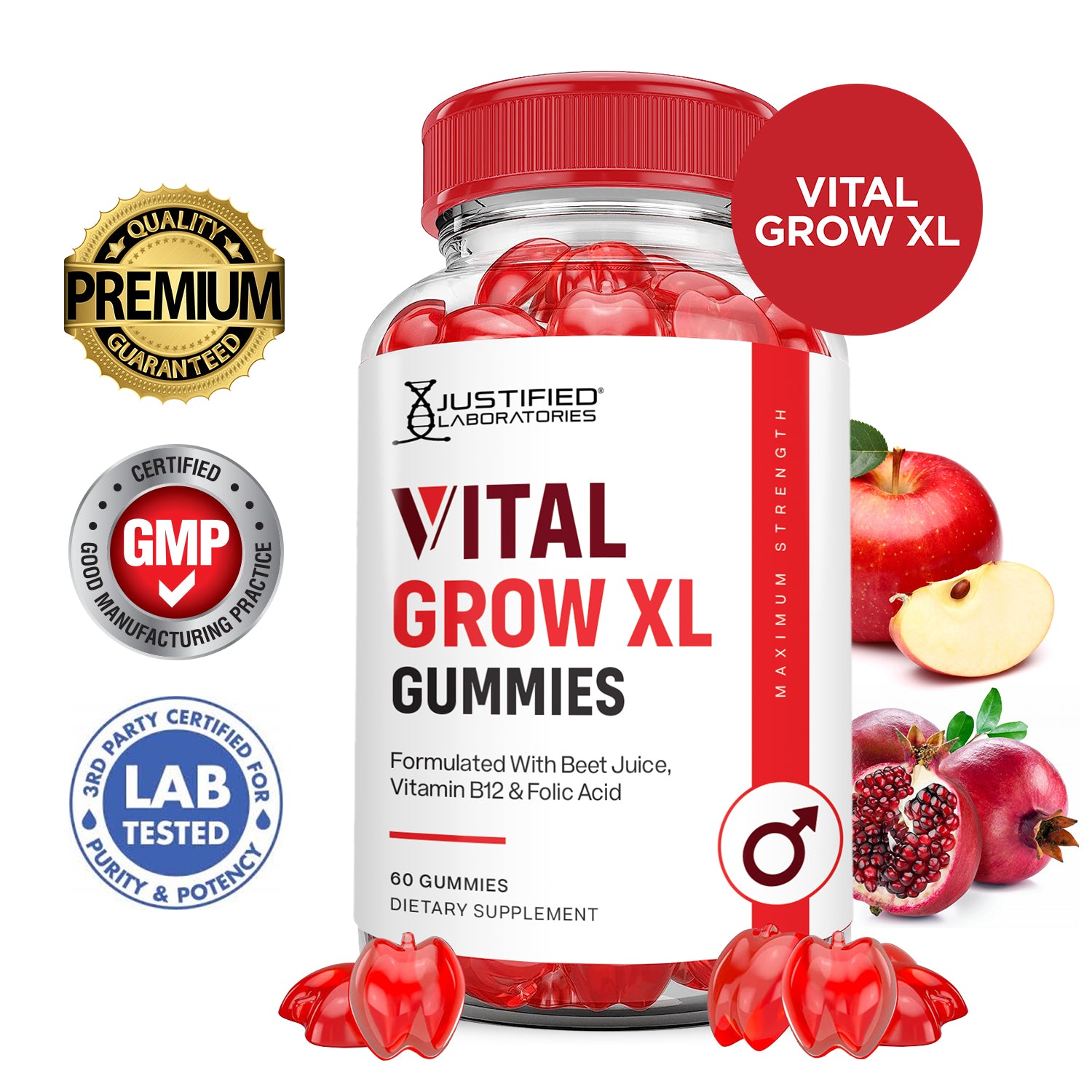 Vital Grow XL Performance Gummies 1000MG