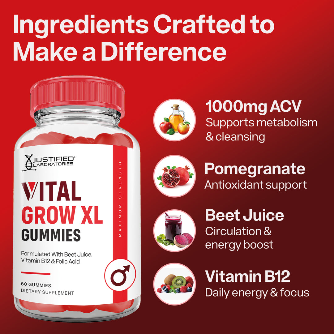 Ingredients call out - ACV, Beet Juice, B12, Pomegranate