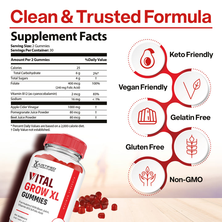 Clean and trusted formula with supplement facts