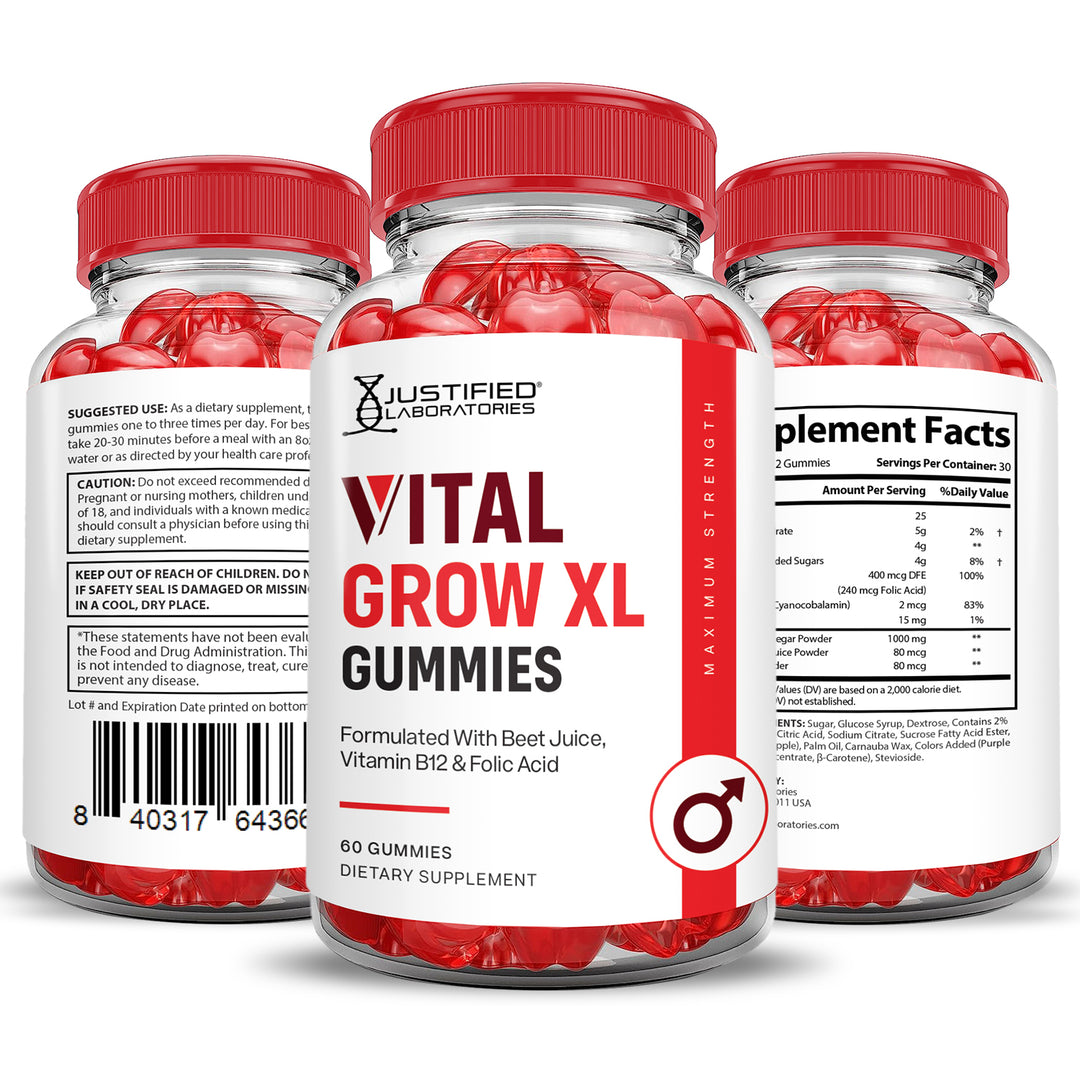 Vital Grow XL Performance Gummies 1000MG