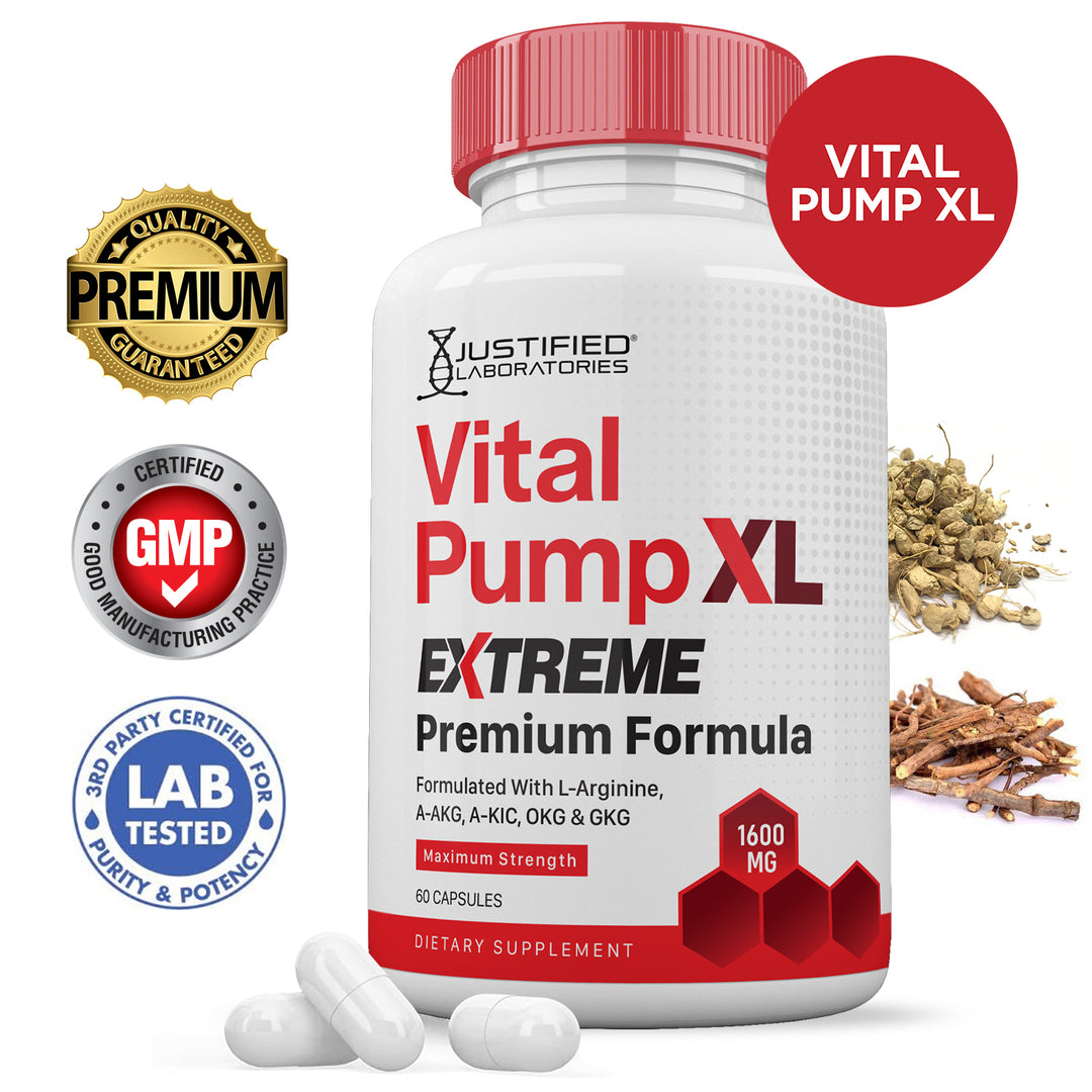 Vital Pump XL Extreme Men's Health Premium Formula 1600MG