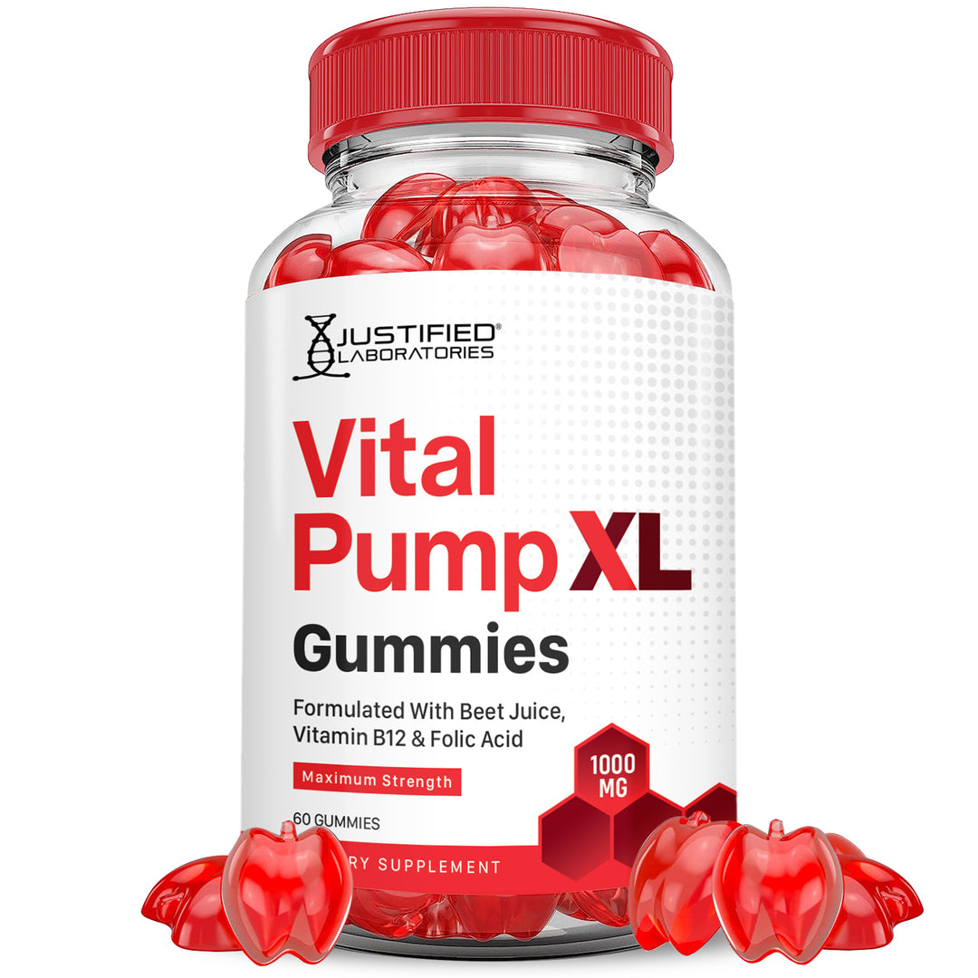 1 Bottle Vital Pump XL Performance Gummies 1000MG