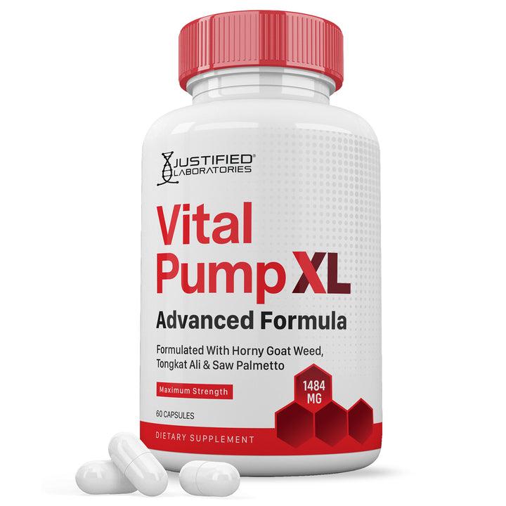 1 Bottle Vital Pump XL Men's Health Advanced Formula 1484mg