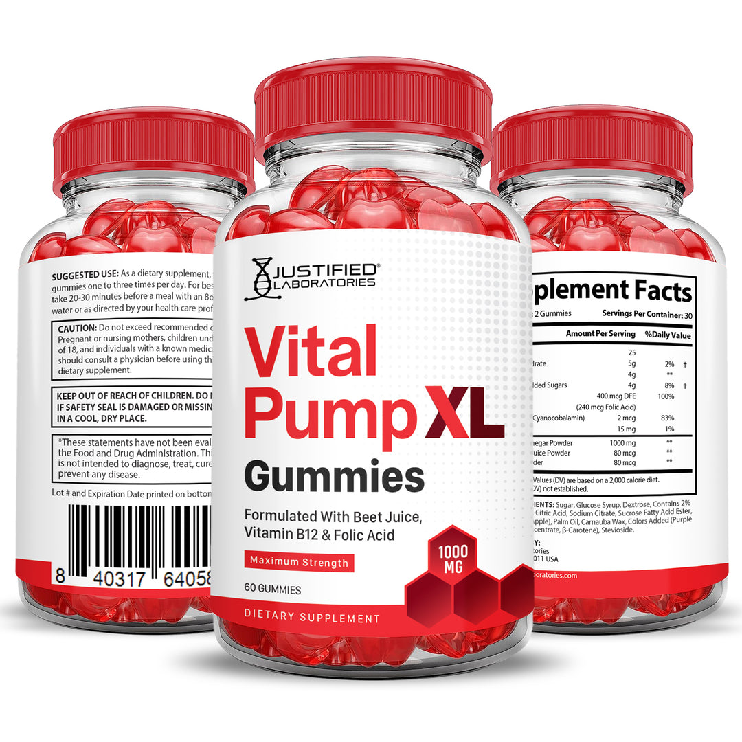 Vital Pump XL Performance Gummies 1000MG