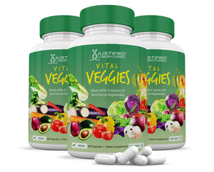 3 bottles of Vital Veggies Nutritional Supplement