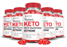 Load image into Gallery viewer, 5 bottles Valiant Keto ACV Gummies Extreme 2000mg