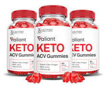 Load image into Gallery viewer, 3 bottles Valiant Keto ACV Gummies 1000MG