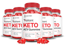 Load image into Gallery viewer, 5 bottles Valiant Keto ACV Gummies 1000MG