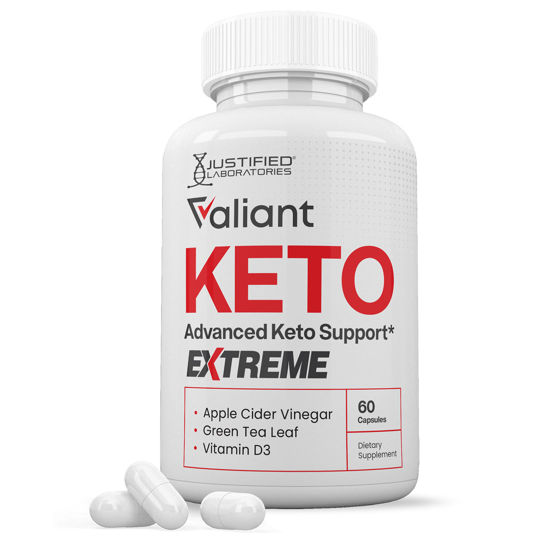 1 bottle of Valiant Keto ACV Extreme Pills 1675MG