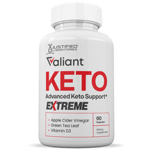 Load image into Gallery viewer, Front of Valiant Keto ACV Extreme Pills 1675MG