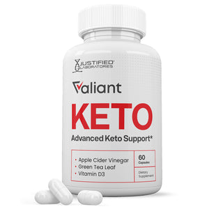 1 bottle of Valiant Keto ACV Pills 1275MG