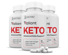 Cargar imagen en el visor de la Galería, 3 bottles of Valiant Keto ACV Pills 1275MG