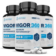 Cargar imagen en el visor de la Galería, 3 bottles of Vigor 360 Men’s Health Formula 1484MG
