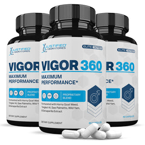 3 bottles of Vigor 360 Men’s Health Formula 1484MG