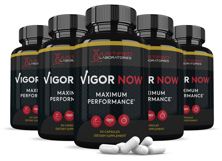 5 bottles of Vigor Now Men’s Health Supplement 1484mg
