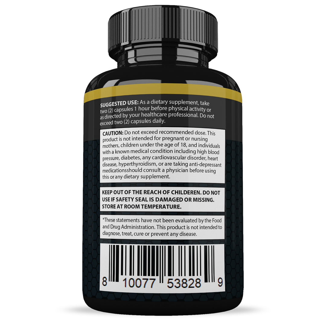 Suggested use and warnings of Vigor Now Men’s Health Supplement 1484mg
