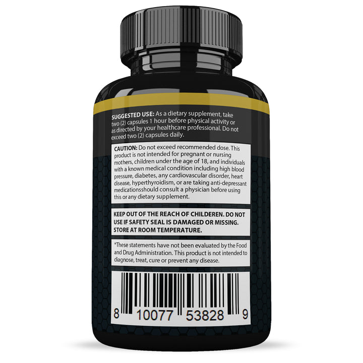 Suggested use and warnings of Vigor Now Men’s Health Supplement 1484mg