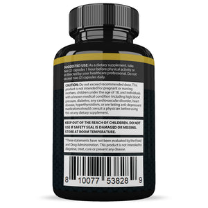 Suggested use and warnings of Vigor Now Men’s Health Supplement 1484mg'