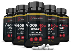5 bottles of Vigor Now Max Men’s Health Supplement 1600mg