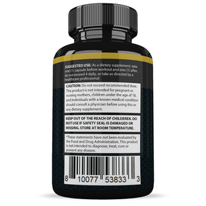 Suggested use and warnings of Vigor Now Max Men’s Health Supplement 1600mg
