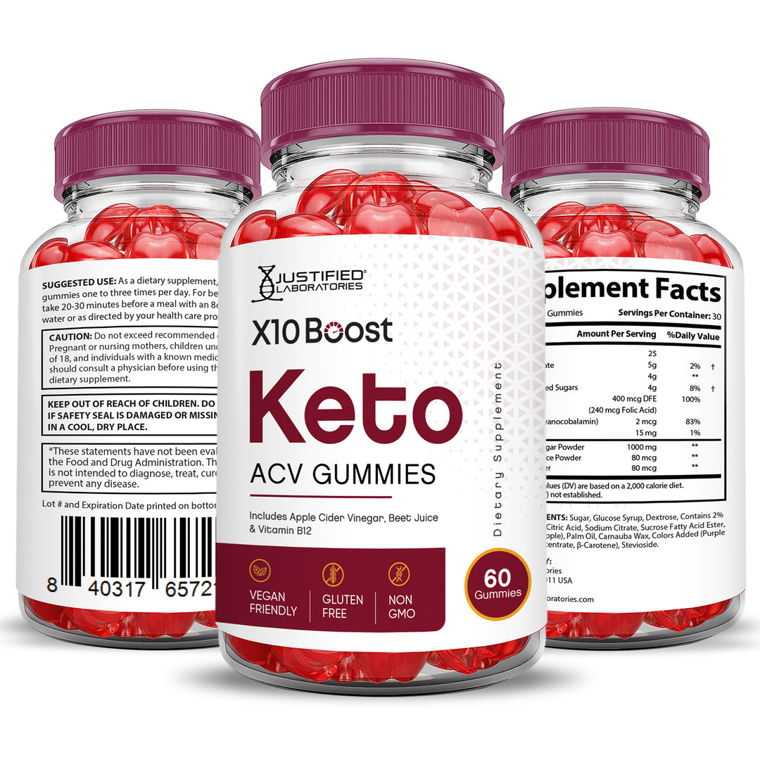 X10 Boost Keto ACV Gummies 1000MG