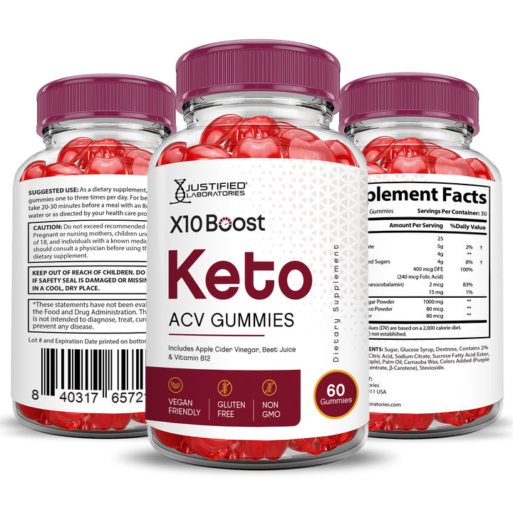 X10 Boost Keto ACV Gummies 1000MG