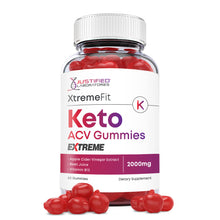 Load image into Gallery viewer, 1 Bottle 2 x Stronger Xtreme Fit Keto ACV Gummies Extreme 2000mg
