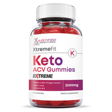Afbeelding in Gallery-weergave laden, Front facing of 2 x Stronger Xtreme Fit Keto ACV Gummies Extreme 2000mg