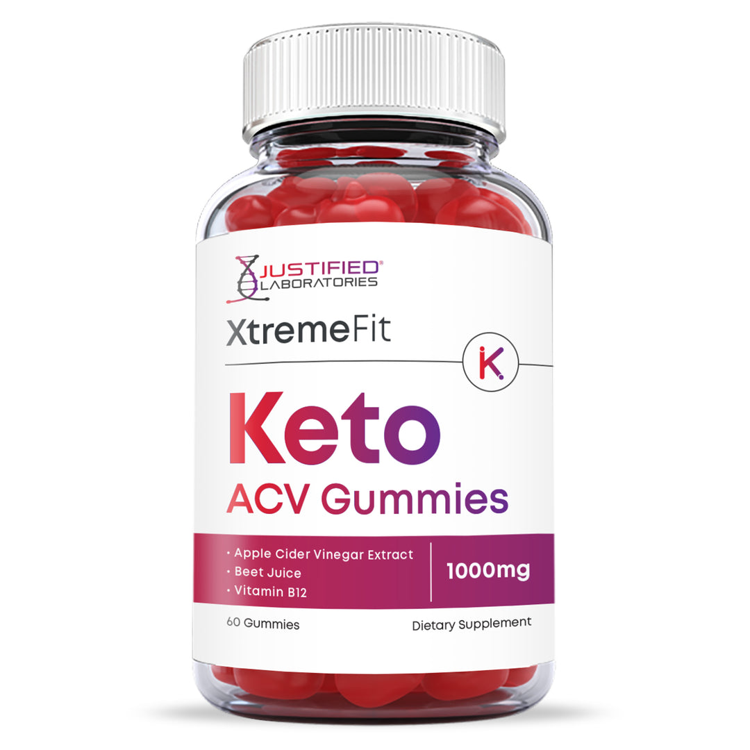 Front facing image of Xtreme Fit Keto ACV Gummies 1000MG